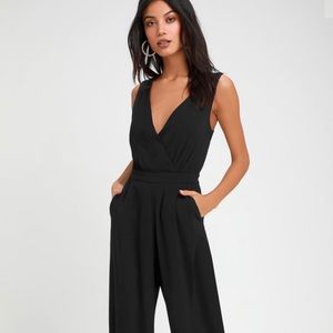 NWT Do+Be Black Wide Leg Jumpsuit